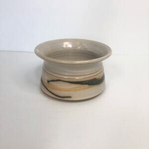 vintage studio clay pottery signed cp glossy american folk art southwest